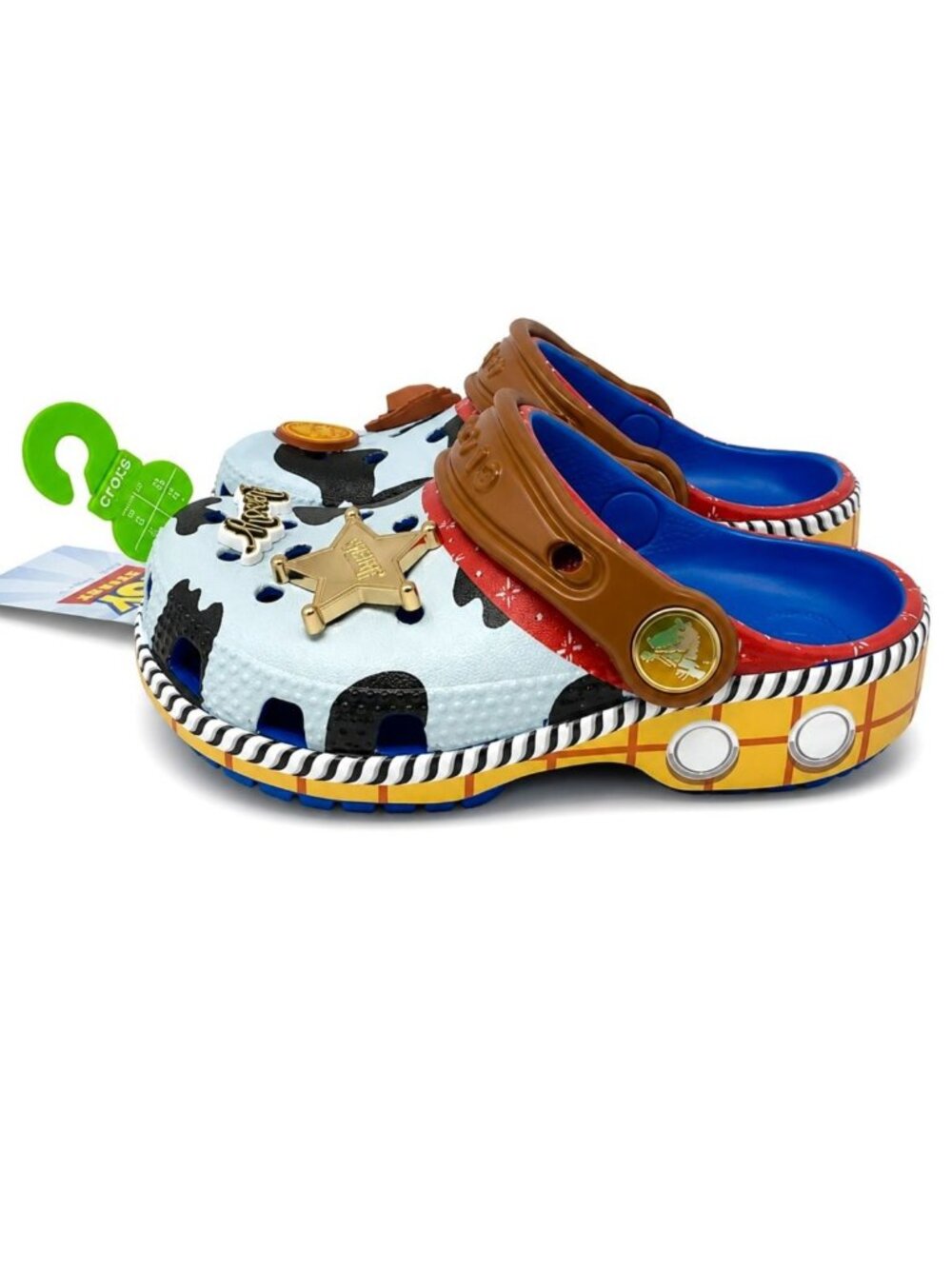 Crocs Toy Story Woody Classic Clogs Sandals Toddler C7 Disney Pixar Water Shoes